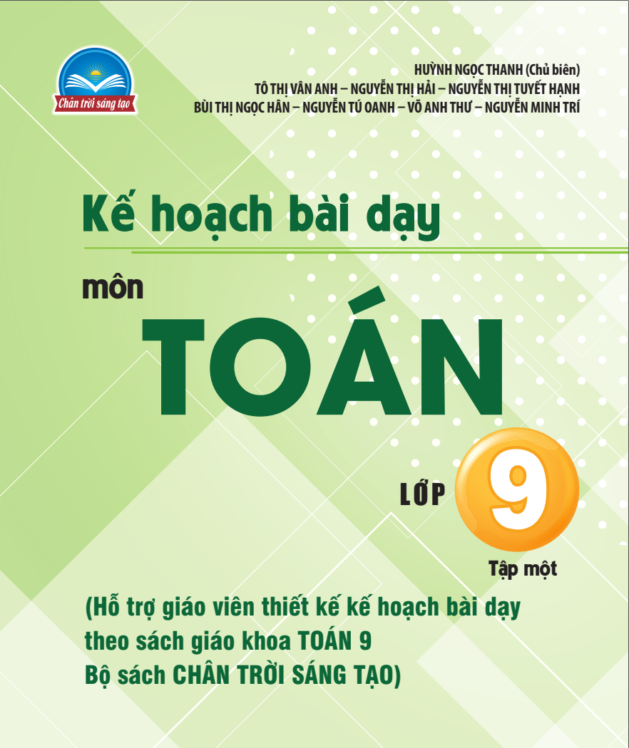 Kế hoạch bài dạy Toán 9 Tập 1 Chân trời sáng tạo Miễn phí